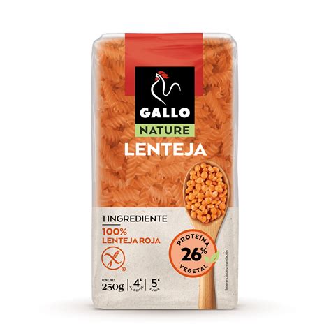 Pasta de lentejas en su envase