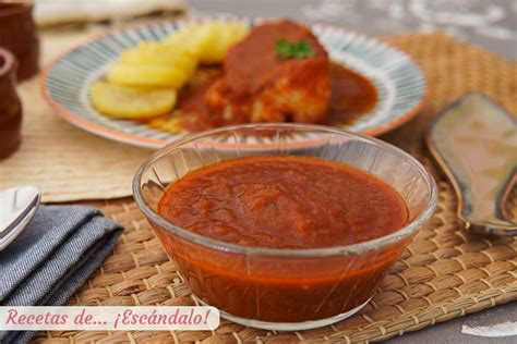 Salsa vizcaína casera