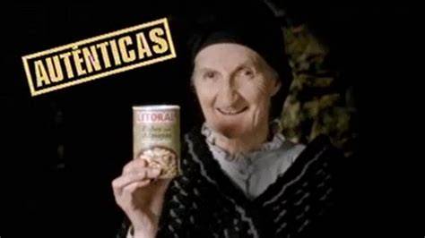 Antonia Cruells como la abuela de la fabada en un anuncio