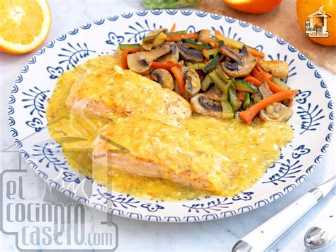 Ingredientes para salmón a la naranja