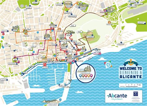 Mapa de restaurantes recomendados en Alicante