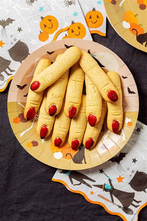 Dedos de bruja de galleta