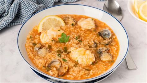 Arroz con bacalao recién hecho en Thermomix