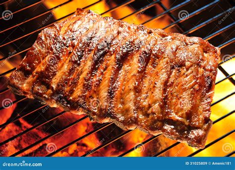 Costillas de cerdo asadas