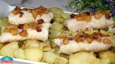Plato de bacalao a la bilbaína