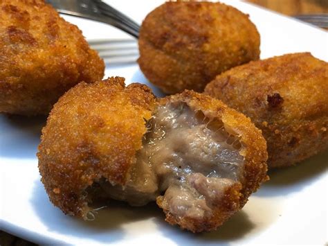 Croqueta de txuleta en el restaurante Txuleta