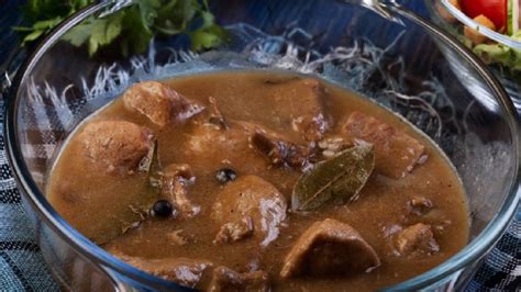 Ingredientes para jugo de carne