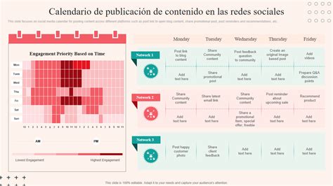 Calendario mensual con eventos y publicaciones destacadas para redes sociales