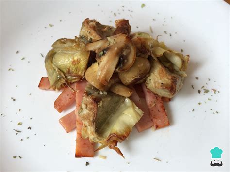 Alcachofas fritas con jamón