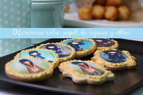 Comparativa de hoja de azúcar y oblea