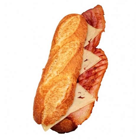 Bocadillo de bacon y queso