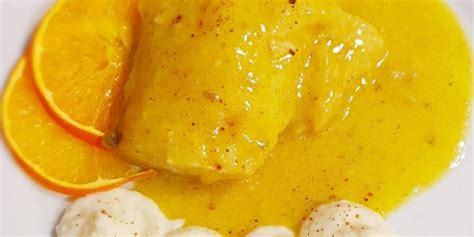 Bacalao con salsa de naranja