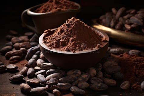 Granos de cacao y chocolate