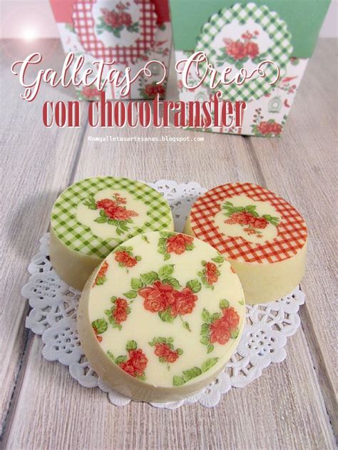 Galletas decoradas con chocotransfer