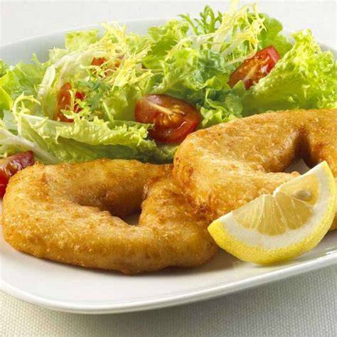 Rodajas de merluza rebozada