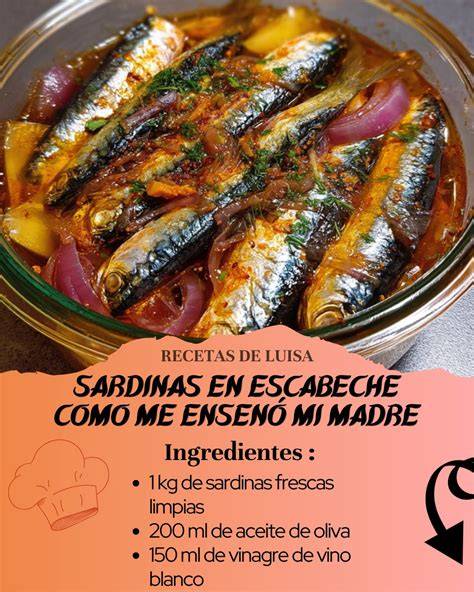 Sardinas frescas para escabeche