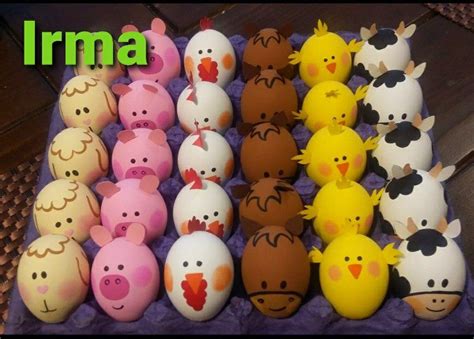Huevos de Pascua transformados en divertidos animalitos