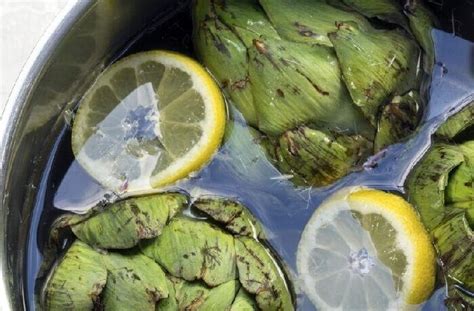 Receta de agua de alcachofa
