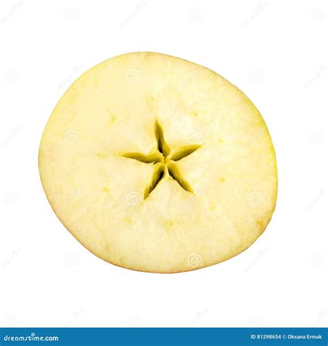 Corte transversal de una manzana mostrando su estructura