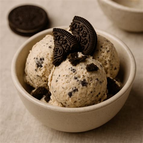 Ingredientes para helado de Oreo
