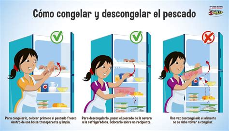 Proceso de descongelación de pescado