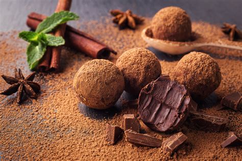Comparación de texturas entre ganache y trufa