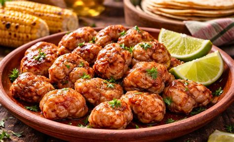 Mollejas de res frescas listas para la preparación culinaria