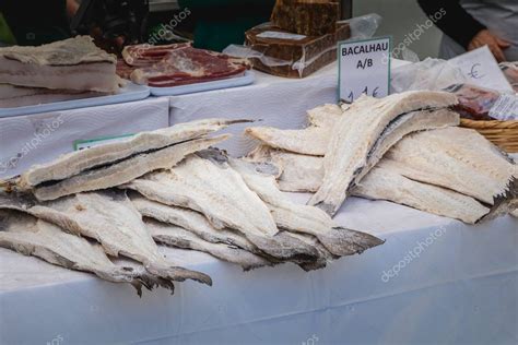 Mercado de bacalao salado en Portugal