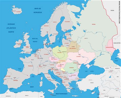 Mapa de Europa del Este mostrando la procedencia de los blinis