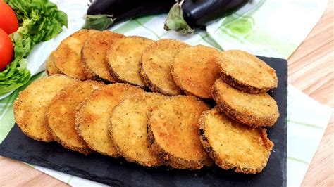 Galería de imágenes del proceso de elaboración de berenjenas rebozadas