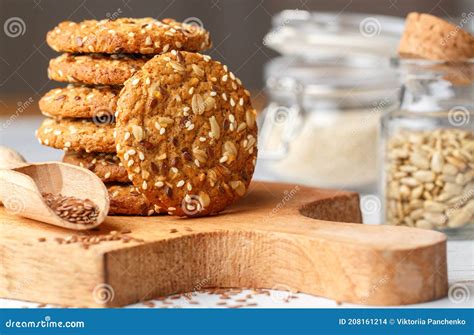 galletas de avena recién horneadas