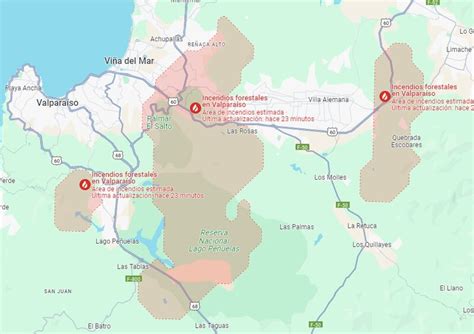 Mapa de los lugares clave en el caso de César Román y Heidi Paz