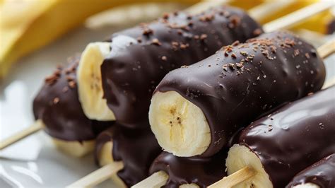 Plátano rebozado con salsa de chocolate y helado
