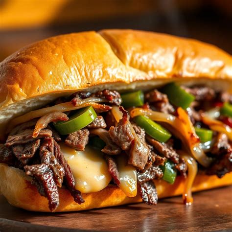 Mise en place para preparar crepes de Philly Cheese Steak