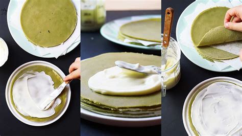 Montaje de tarta de crepes paso a paso