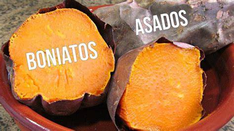Comparación de texturas de boniatos cocidos