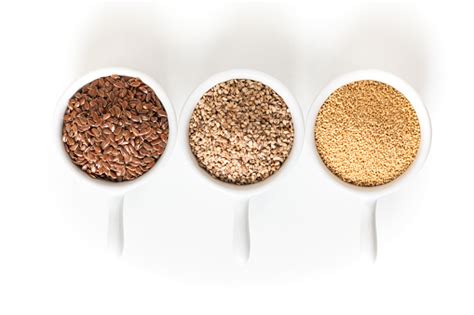 Diversidad de granos sin gluten
