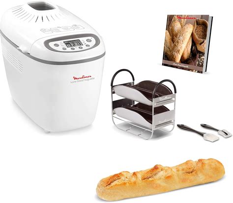 Panificadora Moulinex Home Bread Baguette con accesorios para baguettes