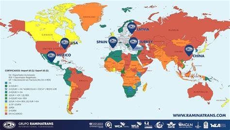 Mapa de origen y dispersión del pimiento