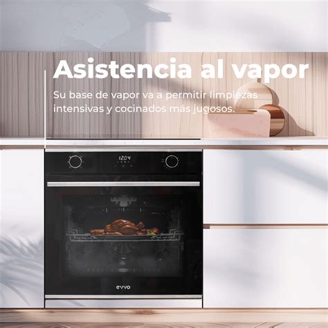Horno moderno con función vapor