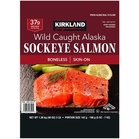 Salmón Sockeye salvaje de Alaska