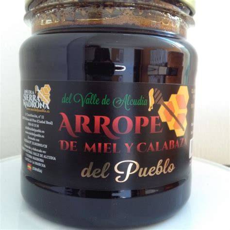 Tarro de arrope de miel y calabaza