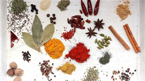 Ingredientes y especias de la cocina china