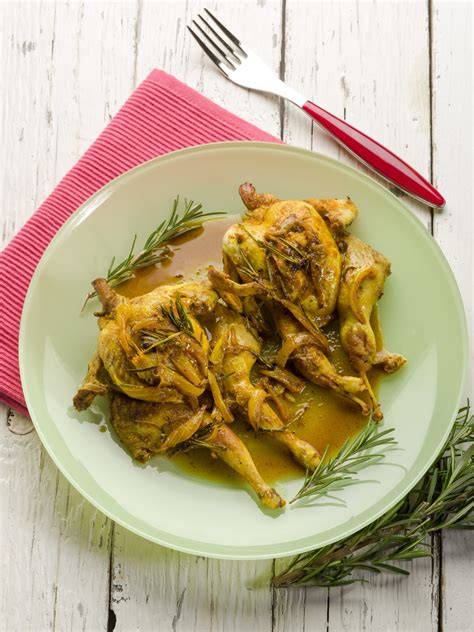 Plato de codornices en escabeche