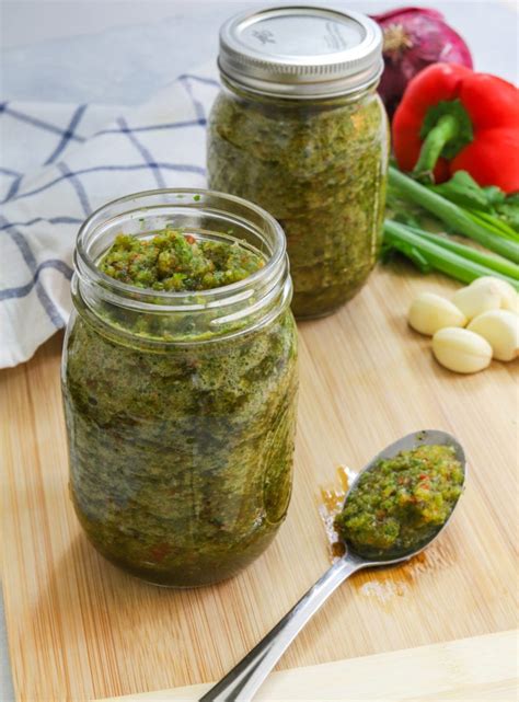 Sofrito casero con ingredientes frescos