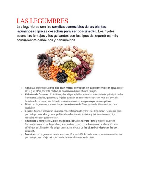 Ilustración de los beneficios nutricionales de las legumbres