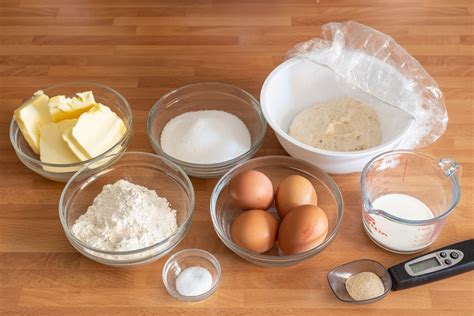 Tabla de comparación de ingredientes para pan