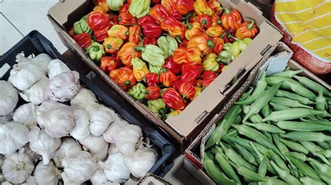 Productos frescos y campesinos utilizados en la cocina