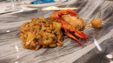 Arroz de raya y gamba en L'Algadir del Delta
