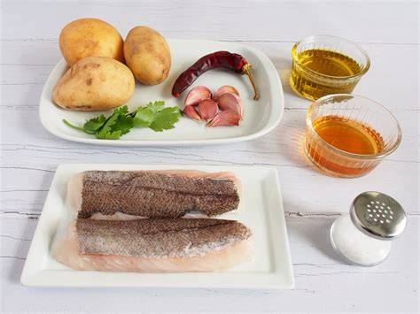 Ingredientes para merluza light
